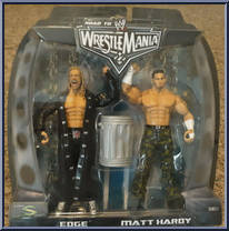 Edge / Matt Hardy from WWE Road to Wrestlemania - Wrestlemania 22 manufactured by Jakks Pacific [Front]