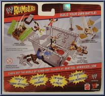 Rey Mysterio / John Morrison from WWE Rumblers - 2-Packs manufactured by Mattel [Back]