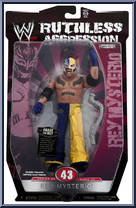 Rey Mysterio from WWE Ruthless Aggression - Series 43 manufactured by Jakks Pacific [Front]