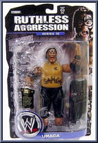 Umaga from WWE Ruthless Aggression - Series 36 manufactured by Jakks Pacific [Front]