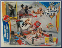 Breakdown Assault Vault (Finisher) from WWE Slam City - Playsets manufactured by Mattel [Front]