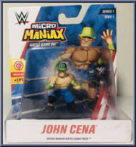 John Cena from WWE - Micro Maniax manufactured by Wicked Cool Toys [Front]