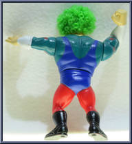 Doink the Clown from WWF - Series  9 manufactured by Hasbro [Loose]