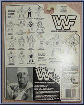 Hulk Hogan from WWF - Series  2 manufactured by Hasbro [Back]