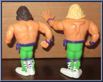 Rockers (Marty Jannetty / Shawn Michaels) from WWF - Series  2 - Tag Teams manufactured by Hasbro [Loose]