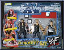 Judgment Day 3-Pack from WWF - Box Sets manufactured by Jakks Pacific [Front]