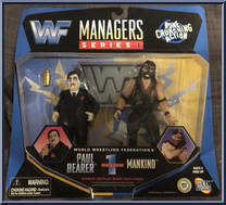Paul Bearer & Mankind from WWF - Manager Series - Series 1 manufactured by Jakks Pacific [Front]