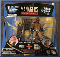 Sable & Marc Mero from WWF - Manager Series - Series 1 manufactured by Jakks Pacific [Front]