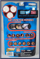 Turnbuckles / Duct Tape / Hooks from WWF - Ring Gear - Series 1 - WrestleMania 17 (XVII) manufactured by Jakks Pacific [Back]
