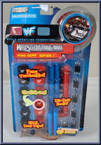 Turnbuckles / Duct Tape / Hooks from WWF - Ring Gear - Series 1 - WrestleMania 17 (XVII) manufactured by Jakks Pacific [Front]