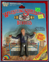 Bobby Heenan from WWF - Bendies manufactured by LJN [Front]