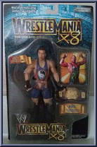 Rob Van Dam (with Intercontinental Title) from WWF R3 - Wrestlemania x8 manufactured by Jakks Pacific [Front]