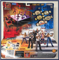 Rock vs Booker T from WWF Titan Tron Live - Ringside Rivals - Series 4 manufactured by Jakks Pacific [Back]