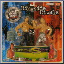 Bradshaw vs Test from WWF Titan Tron Live - Ringside Rivals - Series 1 manufactured by Jakks Pacific [Front]
