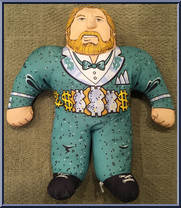 Million Dollar Man Ted DiBiase from WWF Wrestling Buddies - Series 1 manufactured by Tonka [Loose]