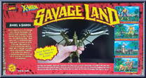 Angel & Sauron from X-Men - Savage Land manufactured by Toy Biz [Back]