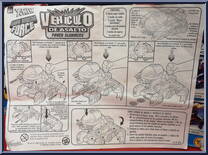 Assault Vehicle from X-Men - Power Slammers manufactured by Toy Biz [Instructions]