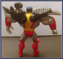 Colossus (Red & Yellow) from X-Men - Battle Brigade manufactured by Toy Biz [Loose]