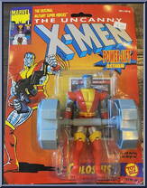 Colossus (Red & Yellow Boots) from X-Men - Series 1 manufactured by Toy Biz [Front]