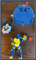 Cyclops from X-Men - Space Riders manufactured by Toy Biz [Loose]