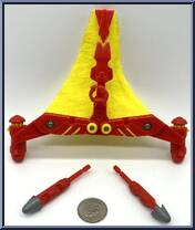 Shard (Future) from X-Men - Missile Flyers manufactured by Toy Biz [Loose]