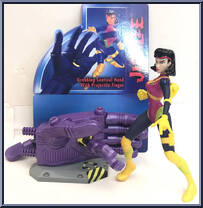 Jubilee from X-Men - Robot Fighters manufactured by Toy Biz [Loose]