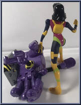 Jubilee from X-Men - Robot Fighters manufactured by Toy Biz [Loose]