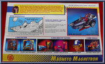 Magneto Magnetron from X-Men - Vehicles manufactured by Toy Biz [Back]