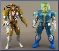 Maverick vs. Trevor Fitzroy from X-Men - Exclusives - 2-Packs manufactured by Toy Biz [Loose]