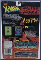 Mystique from X-Men - Monster Armor manufactured by Toy Biz [Back]