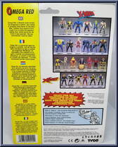 Omega Red from X-Men - Series 4 manufactured by Toy Biz [Back]