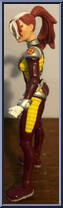 Rogue from X-Men - Power Slammers manufactured by Toy Biz [Loose]