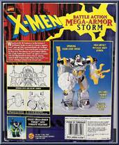 Storm from X-Men - Battle Action Mega-Armor manufactured by Toy Biz [Back]