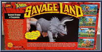 Savage Storm & Colossus from X-Men - Savage Land manufactured by Toy Biz [Back]