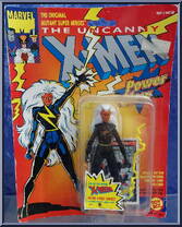 Storm (Black Power Glow) from X-Men - Series 1 manufactured by Toy Biz [Front]
