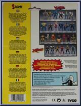 Storm (Silver Power Glow) from X-Men - Series 3 manufactured by Toy Biz [Back]