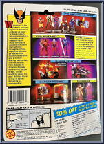 Wolverine from X-Men - Series 1 manufactured by Toy Biz [Back]