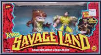 Savage Wolverine & Crawler-Rex from X-Men - Savage Land manufactured by Toy Biz [Front]