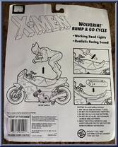 Wolverine Bump & Go Cycle from X-Men - Vehicles manufactured by Toy Biz [Back]