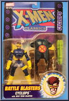 Cyclops from X-Men - Classics - Battle Blasters manufactured by Toy Biz [Front]