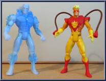 Fire & Ice (Iceman vs. Pyro) from X-Men - Classics - 2-Packs manufactured by Toy Biz [Loose]