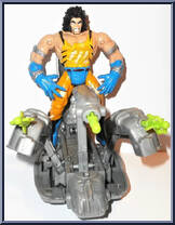 Wolverine (Battle Ravaged) from X-Men - Classics - Battle Blasters manufactured by Toy Biz [Loose]