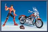 Wolverine from X-Men - Evolution - Mutant Cycles manufactured by Toy Biz [Loose]