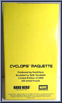 Cyclops from X-Men - Evolution - Maquettes manufactured by Hard Hero [Back]
