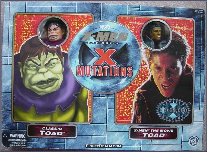 Classic Toad / Movie Toad - X-Men - Movie - X Mutations - Toy Biz ...