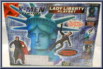 Lady Liberty Playset from X-Men - Movie - Accessories manufactured by Toy Biz [Back]