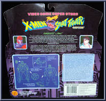 Magneto vs. Ryu from X-Men - vs Street Fighter - Series 1 manufactured by Toy Biz [Back]
