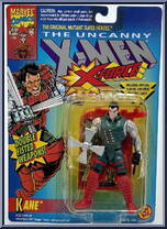 Kane (Double Fisted Weapons) from X-Men - X-Force - Series 2 manufactured by Toy Biz [Front]