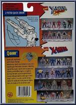 Quark from X-Men - X-Force - Series 3 manufactured by Toy Biz [Back]