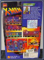 Shatterstar III from X-Men - X-Force - Series 7 manufactured by Toy Biz [Back]